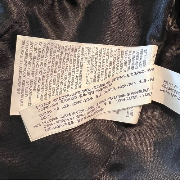 Zara Women’s Convertible Leather Moto Jacket - Picture 10 of 11